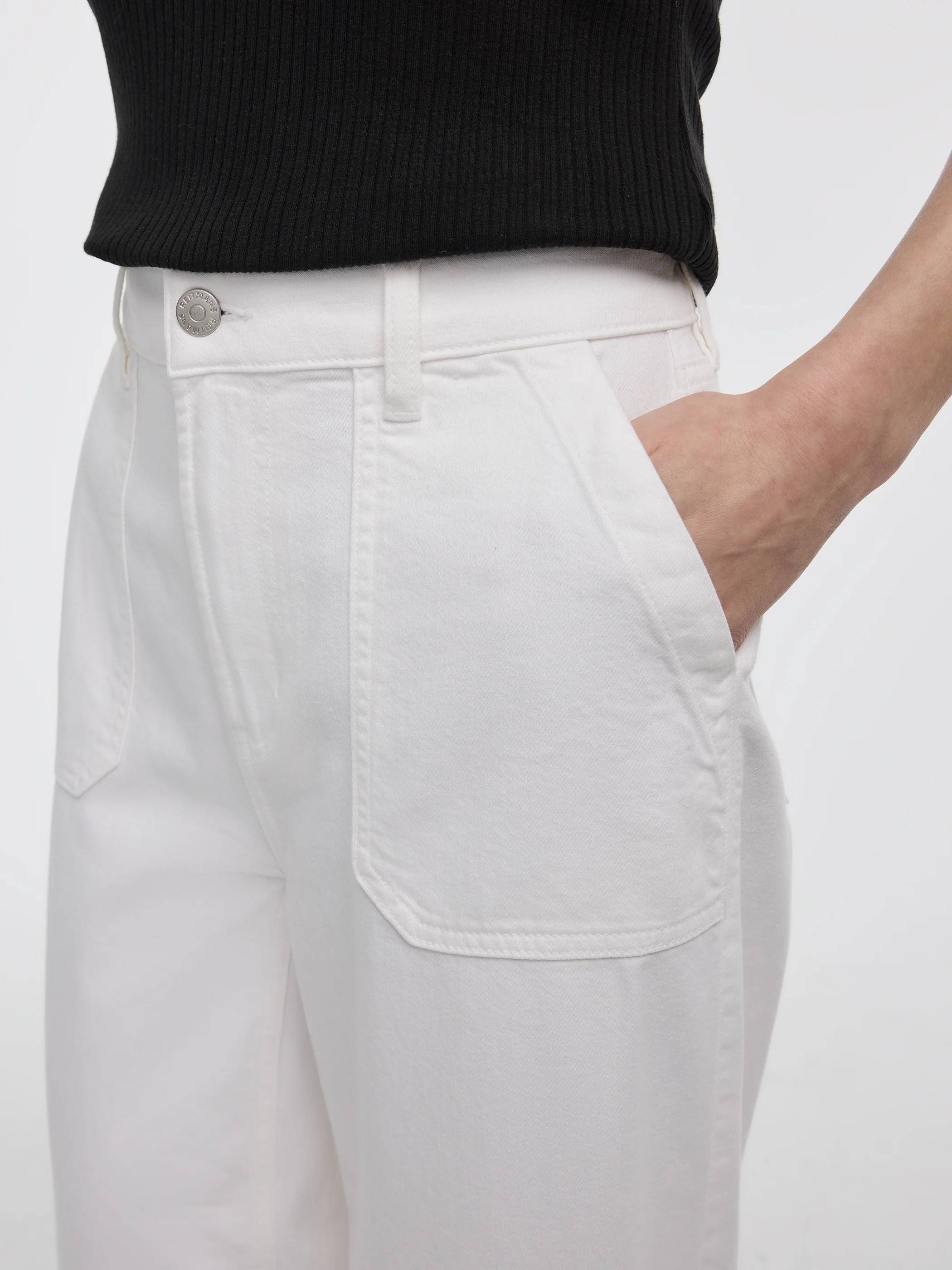 Flowy Wide-Leg High-Rise Cropped Jean - Image 3