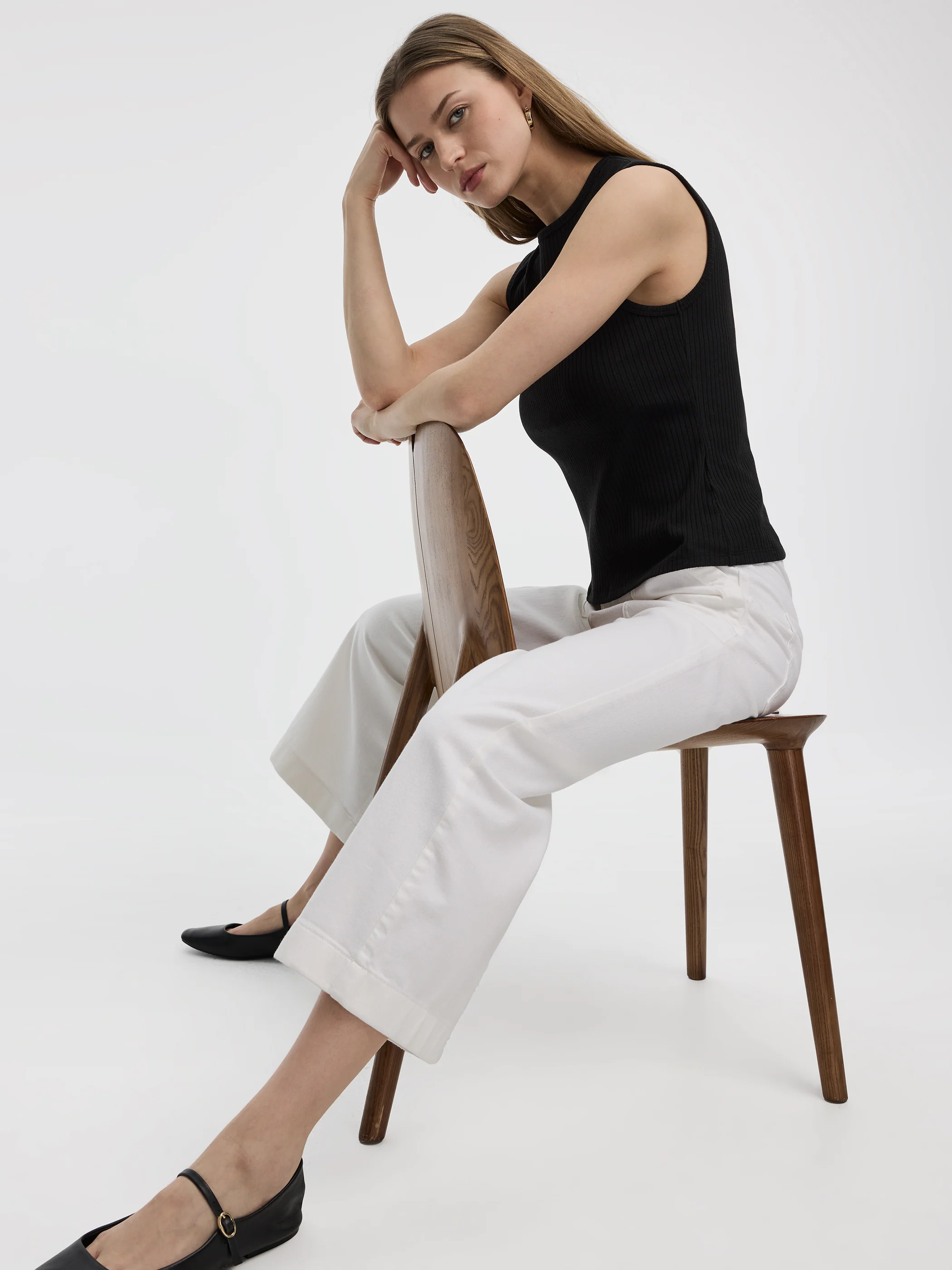 Flowy Wide-Leg High-Rise Cropped Jean - Image 6