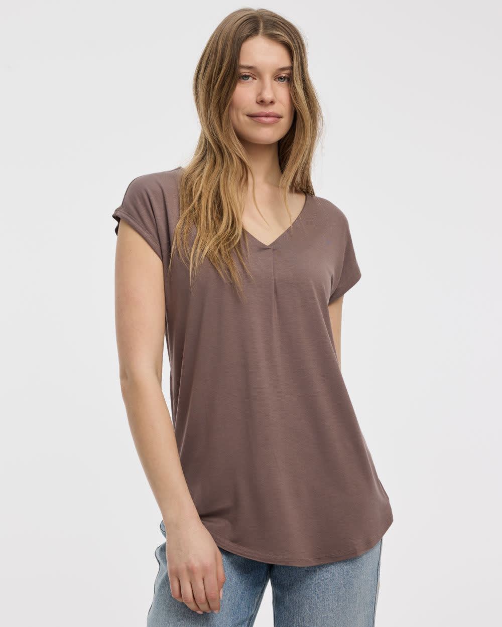 Extended-Sleeve V-Neck Tunic - Image 13
