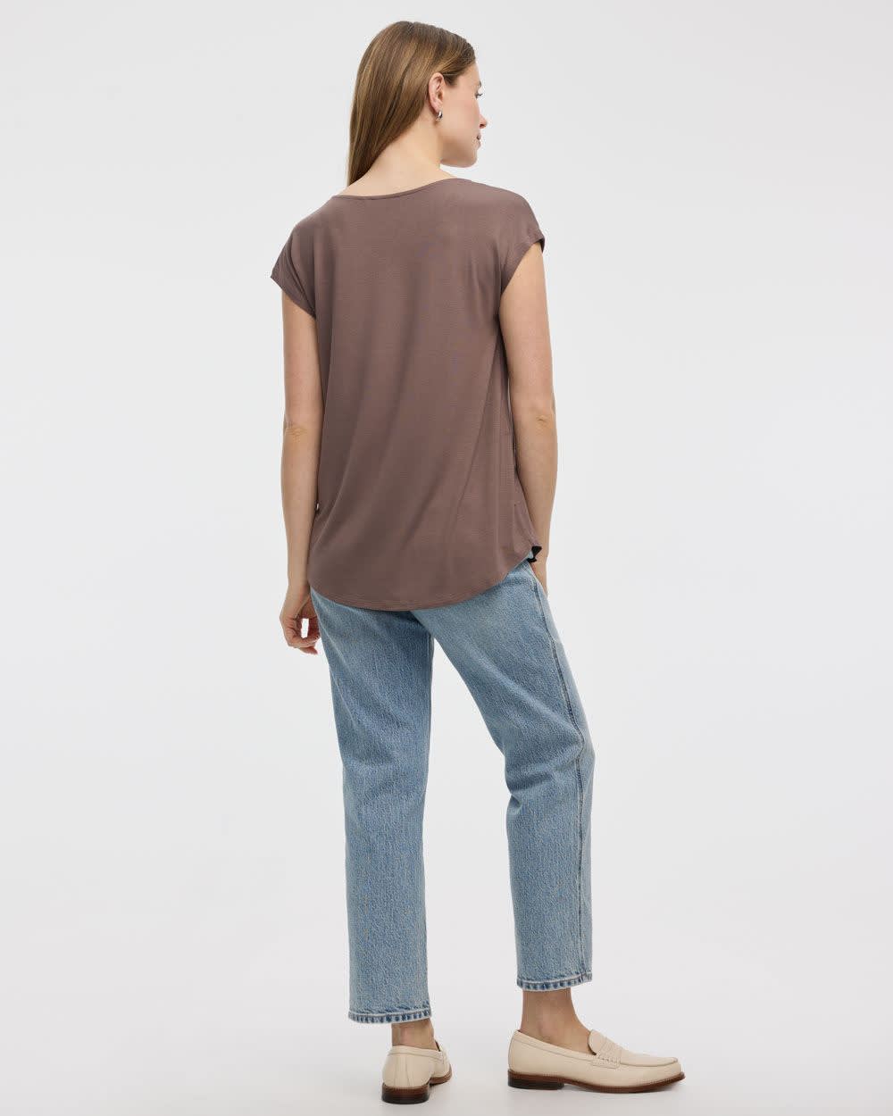 Extended-Sleeve V-Neck Tunic - Image 14