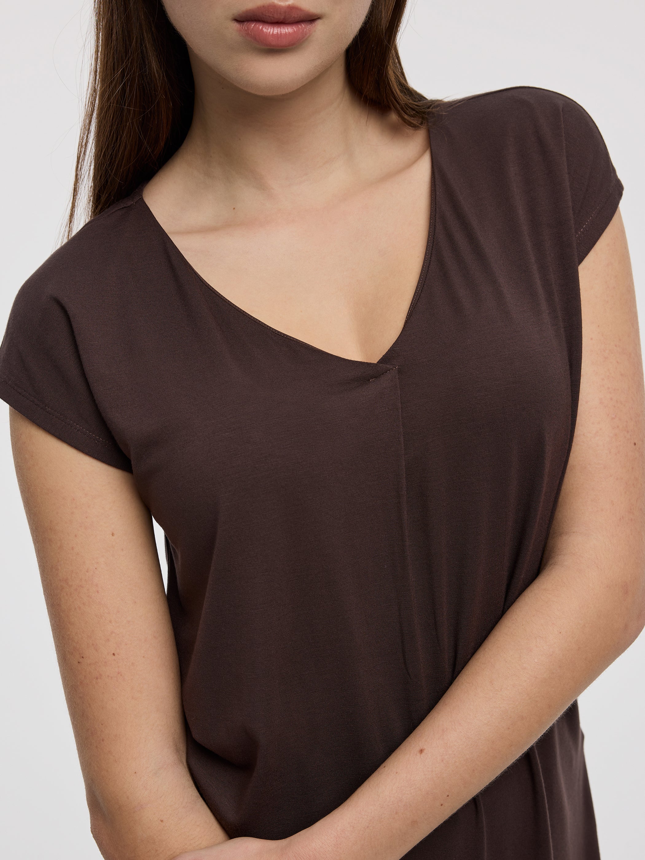 Extended-Sleeve V-Neck Tunic - Image 19