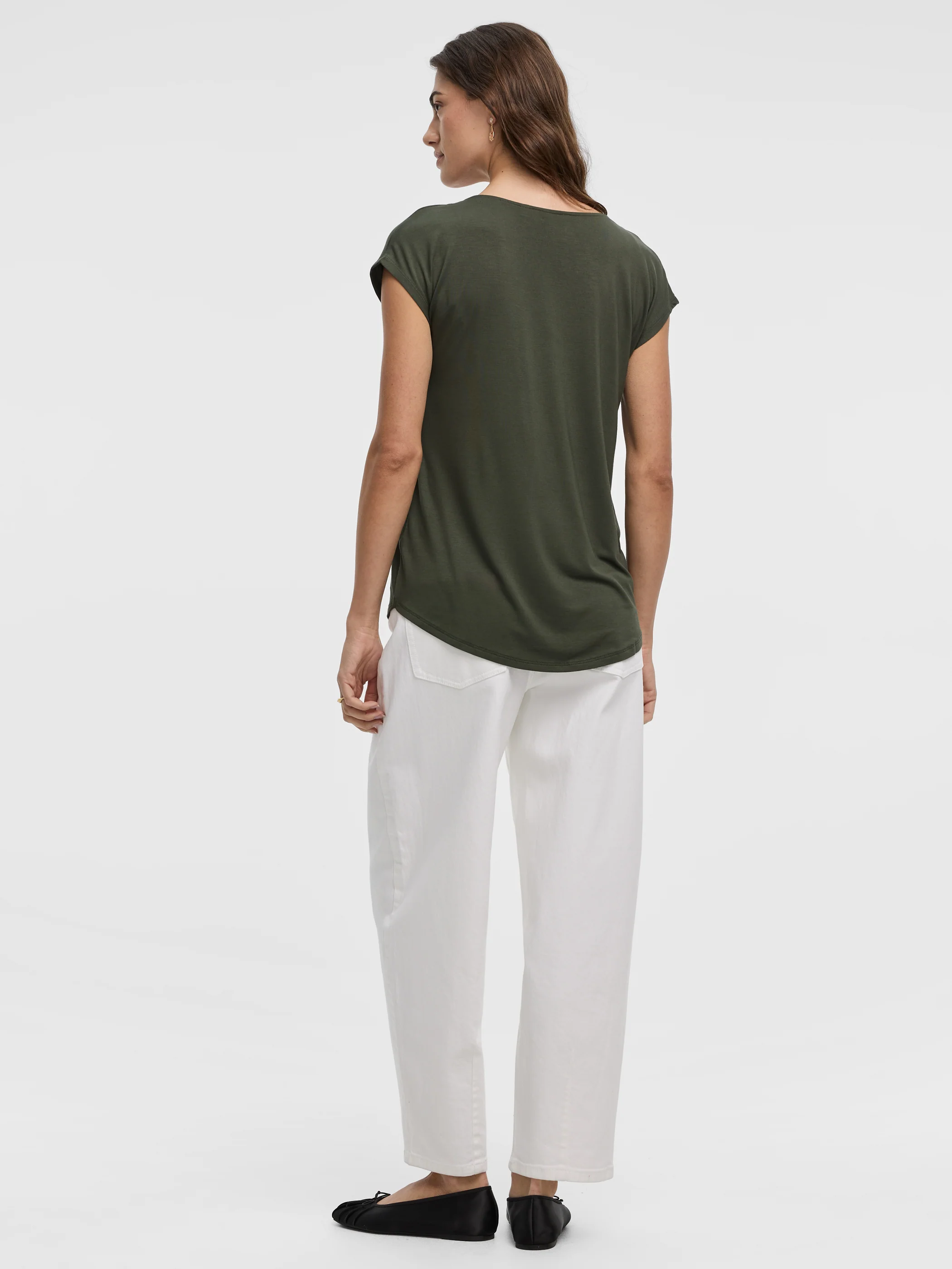 Extended-Sleeve V-Neck Tunic - Image 23