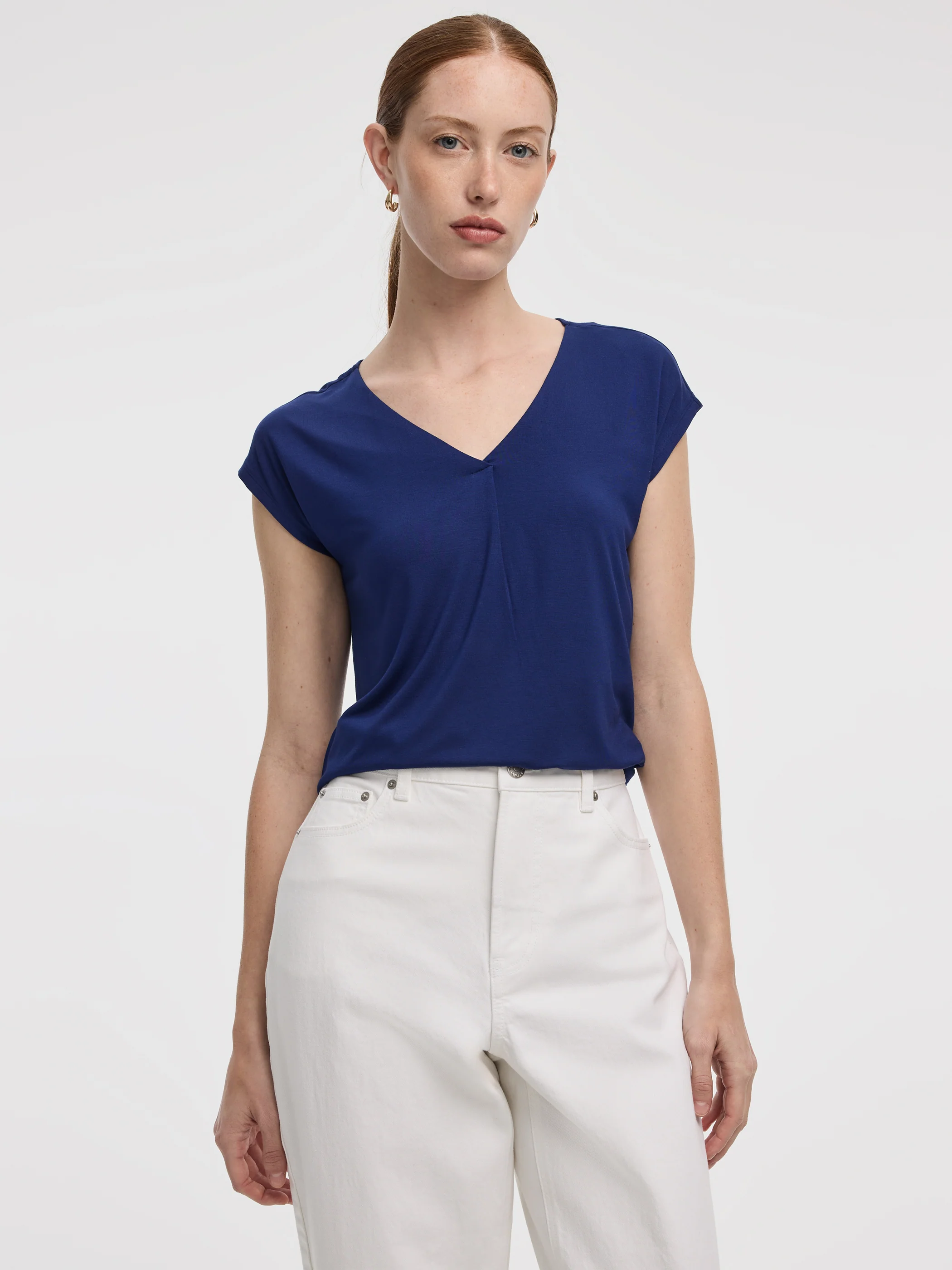 Extended-Sleeve V-Neck Tunic - Image 25