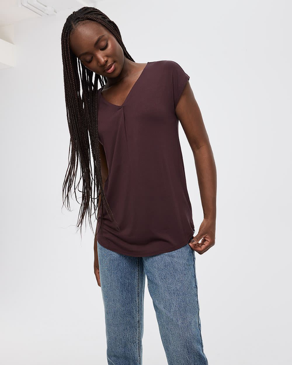 Extended-Sleeve V-Neck Tunic - Image 7