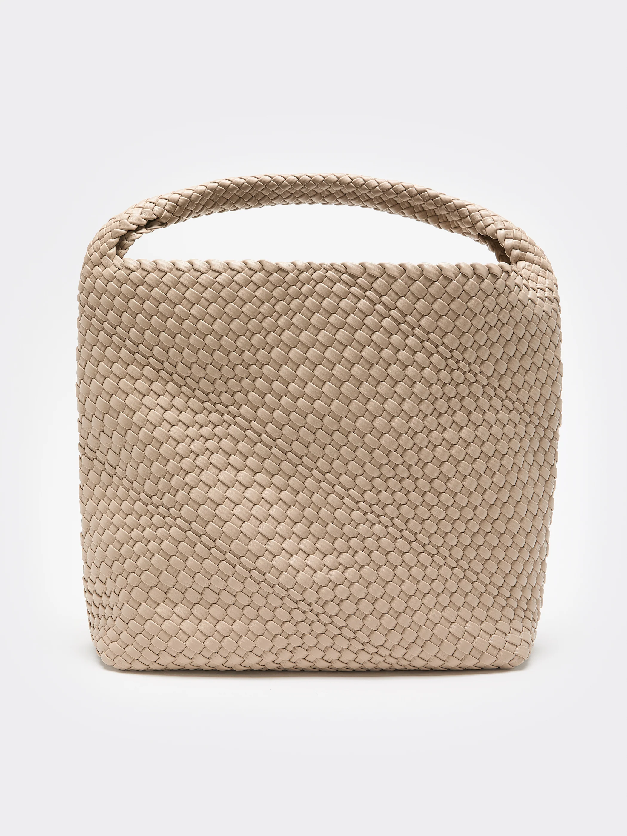 Braided Faux-Leather Tote Bag - Image 2