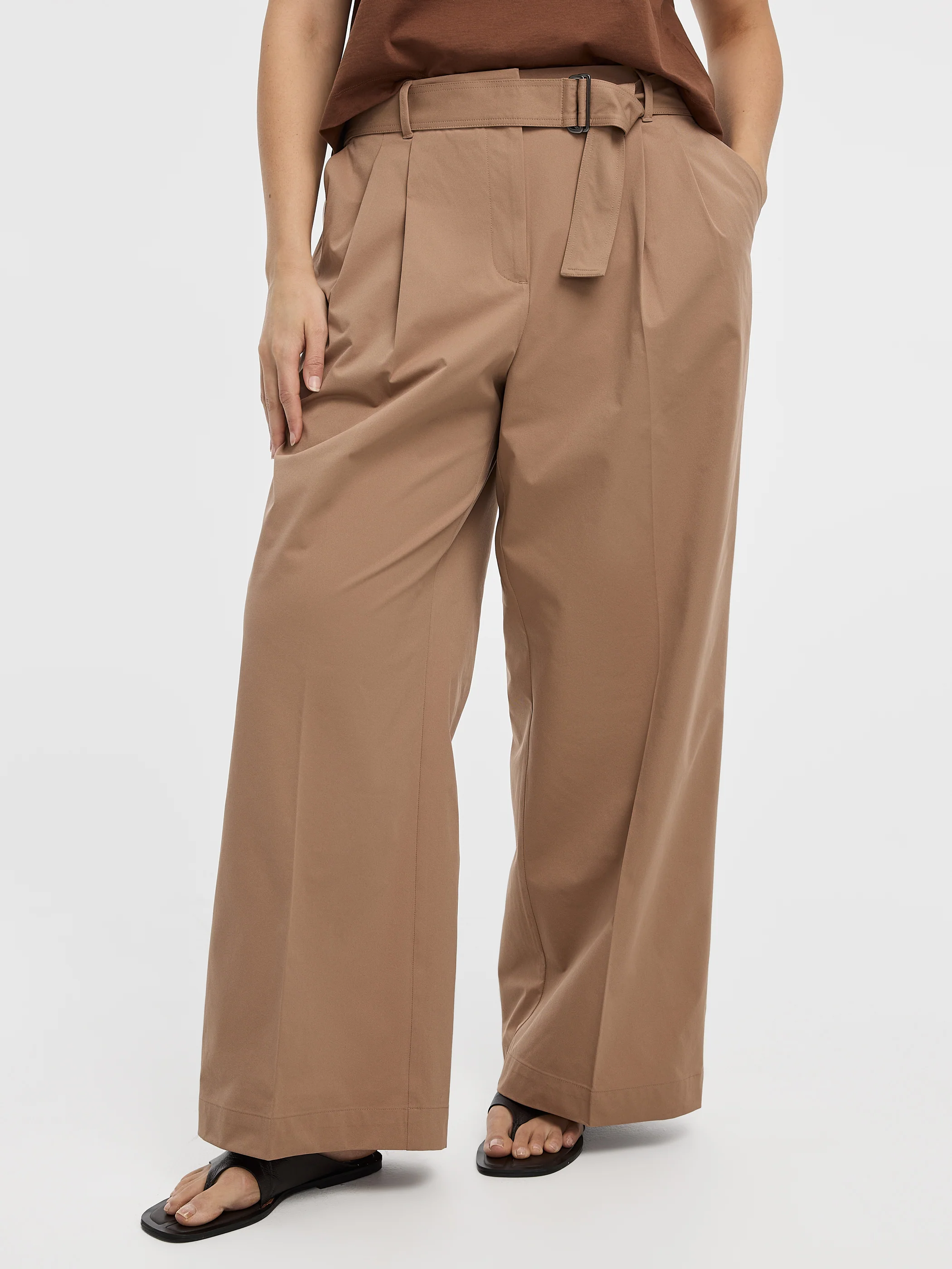 Wide-Leg Belted Pant - Image 2