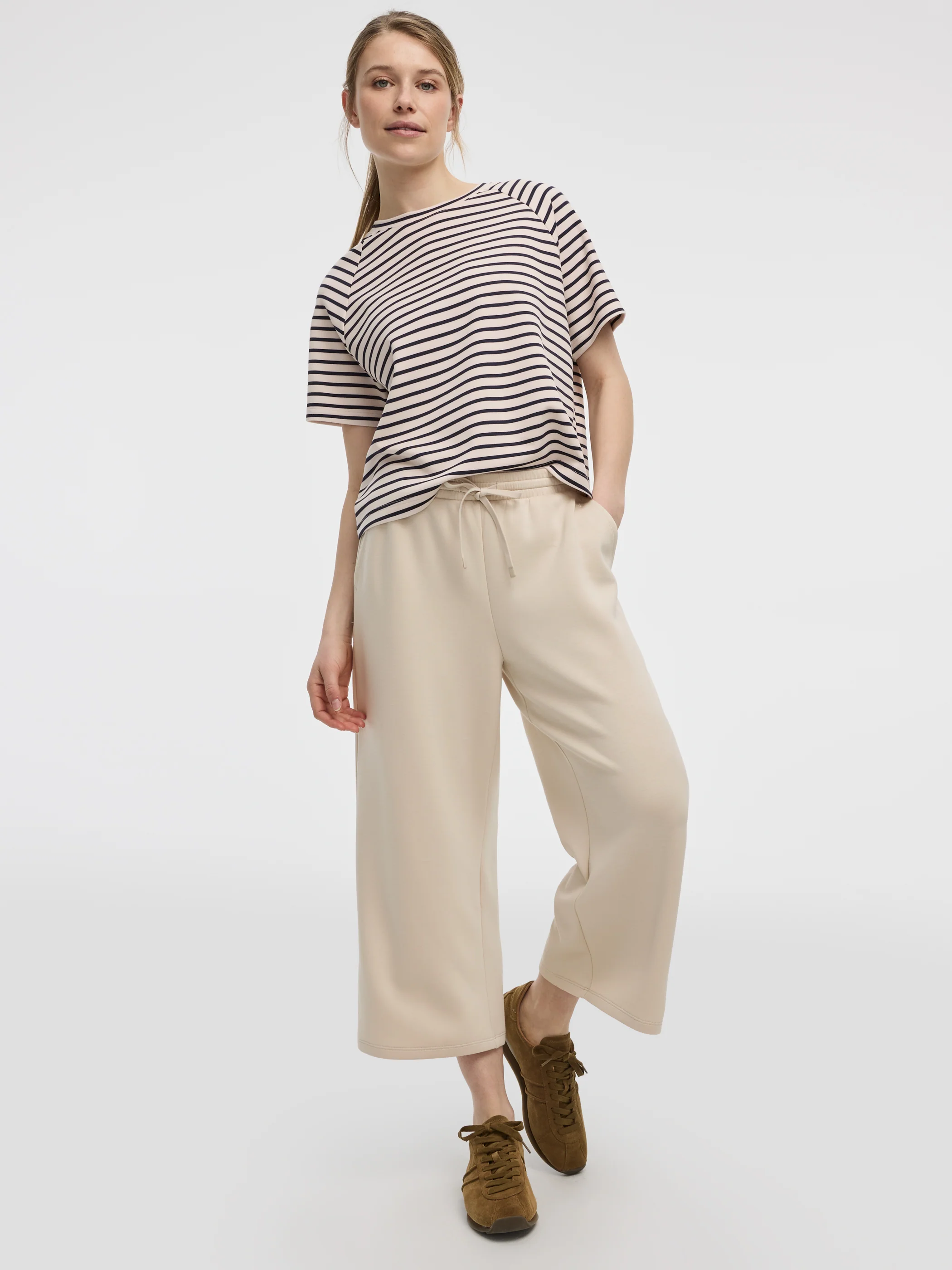 Cropped Wide-Leg Pants - HYLUX Hyba - Image 11