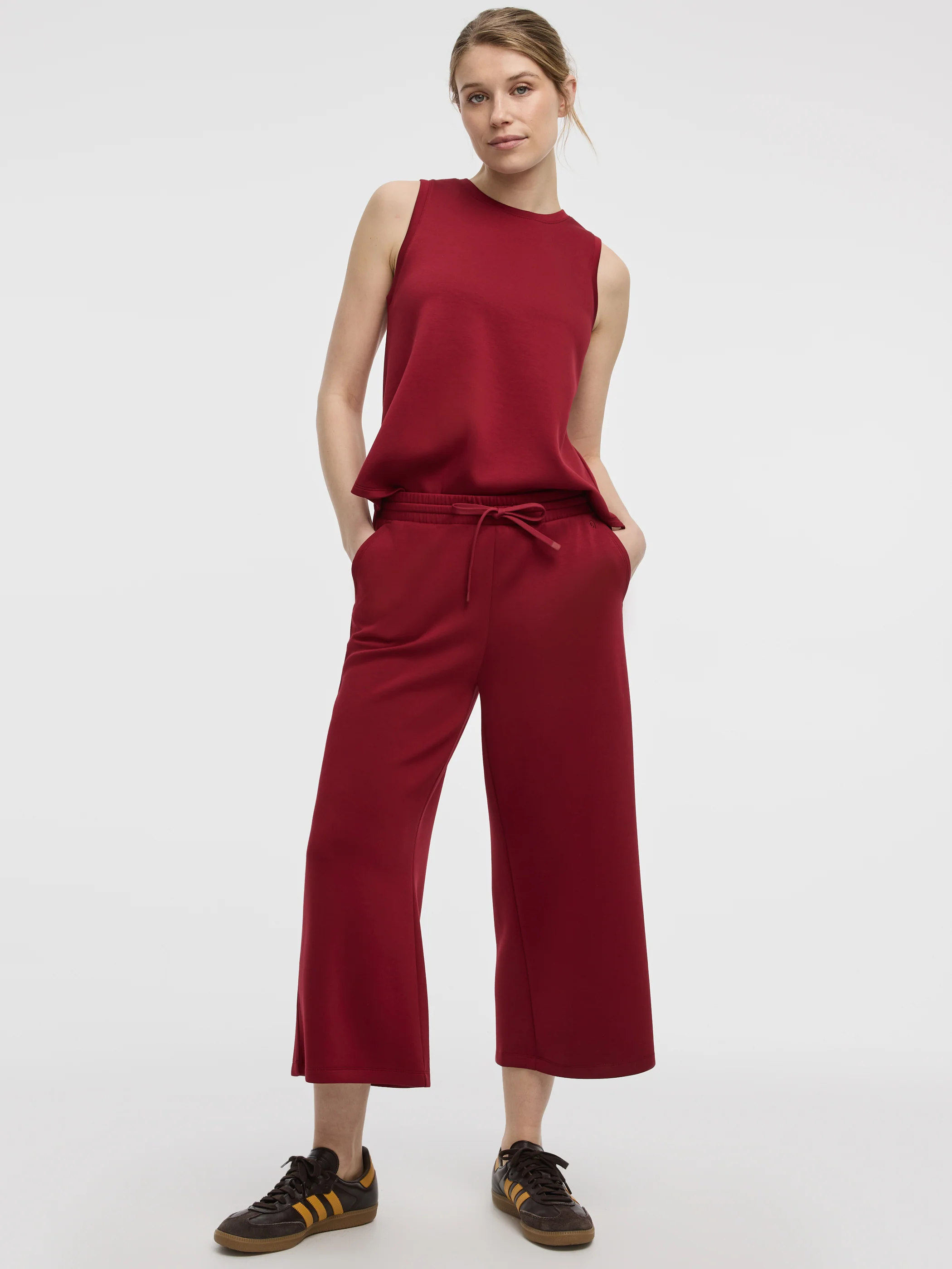 Cropped Wide-Leg Pants - HYLUX Hyba - Image 19