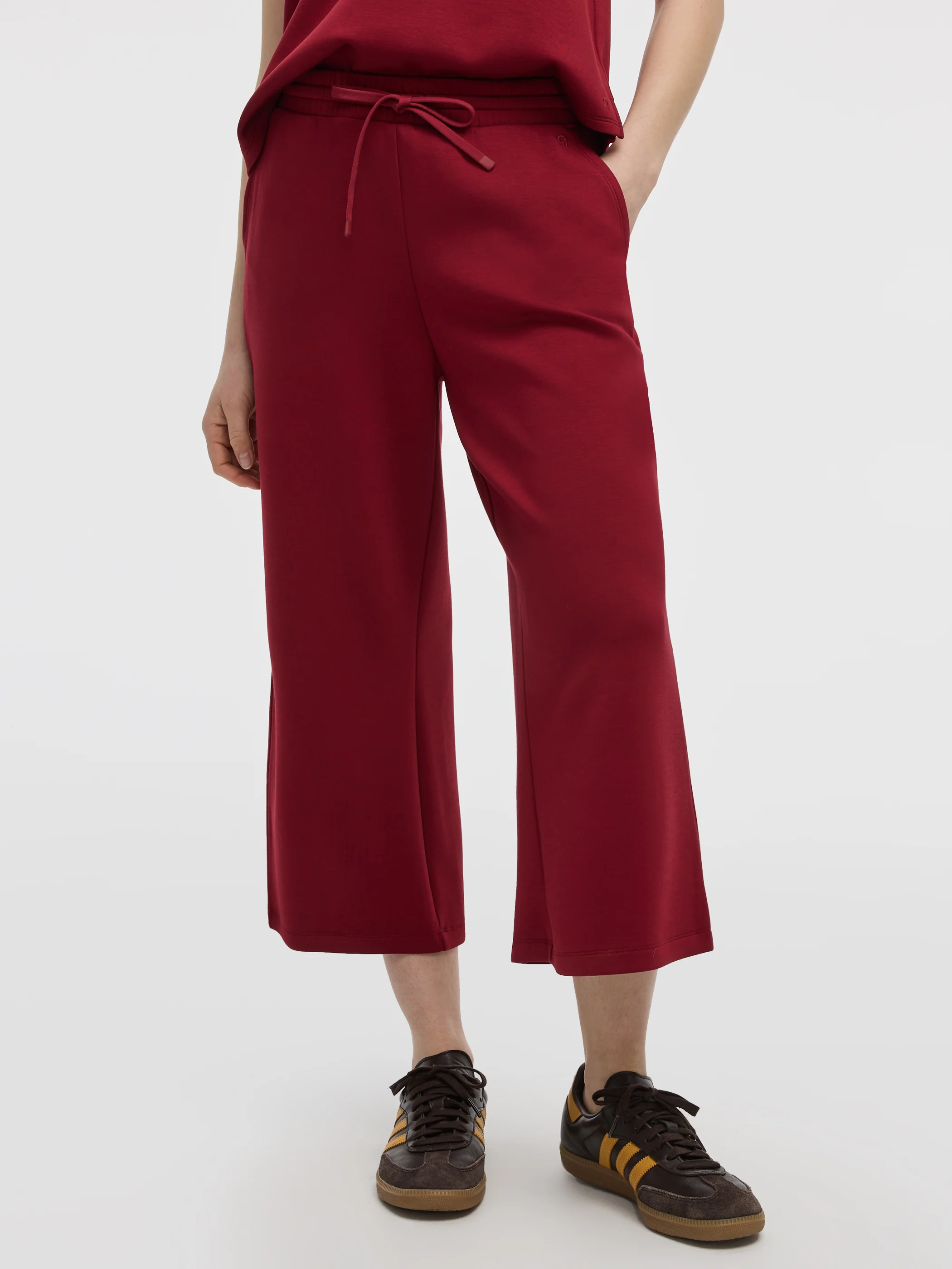 Cropped Wide-Leg Pants - HYLUX Hyba - Image 20