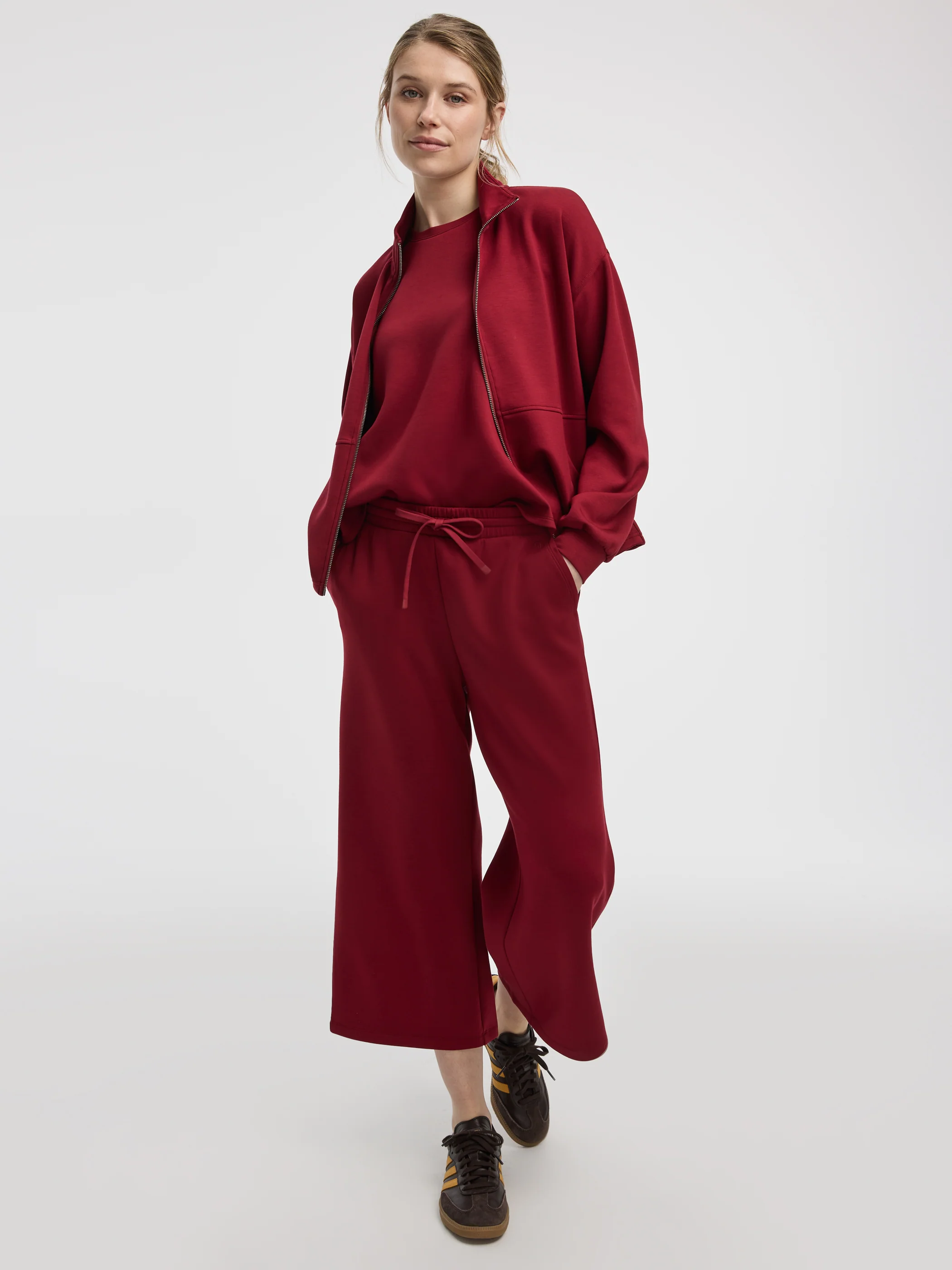 Cropped Wide-Leg Pants - HYLUX Hyba - Image 23