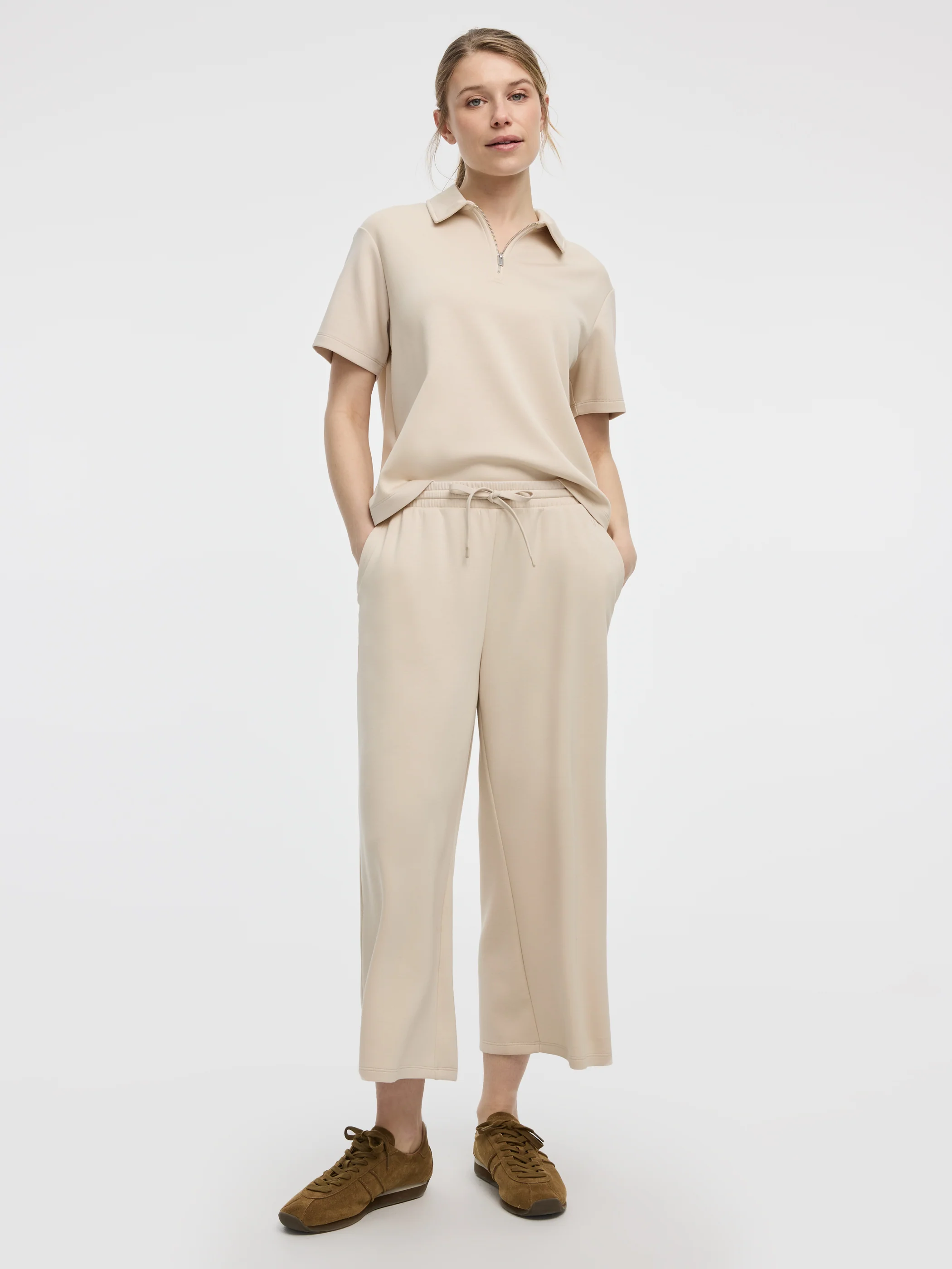 Cropped Wide-Leg Pants - HYLUX Hyba - Image 6