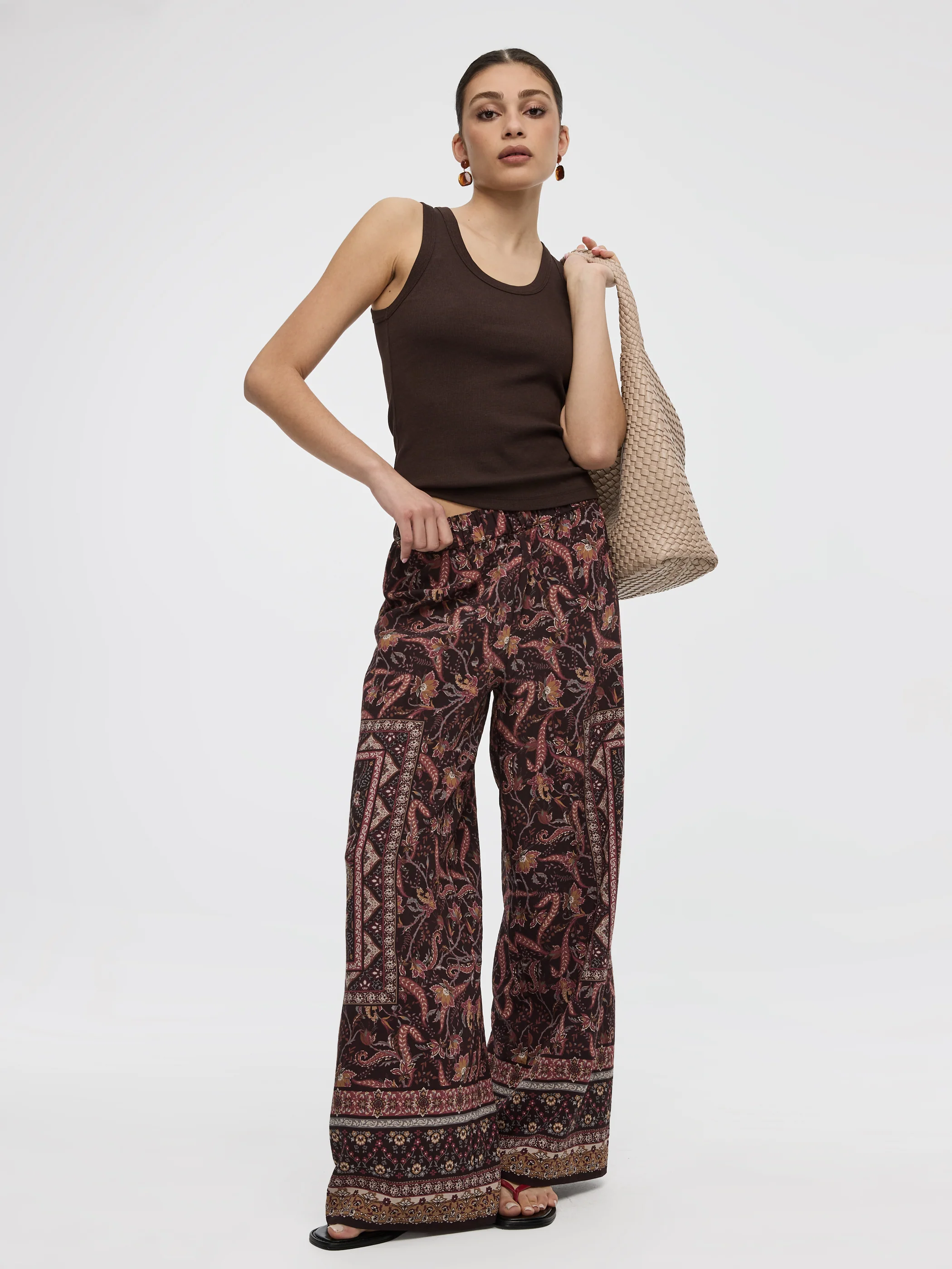Wide-Leg High-Rise Pull-On Pant - Image 5
