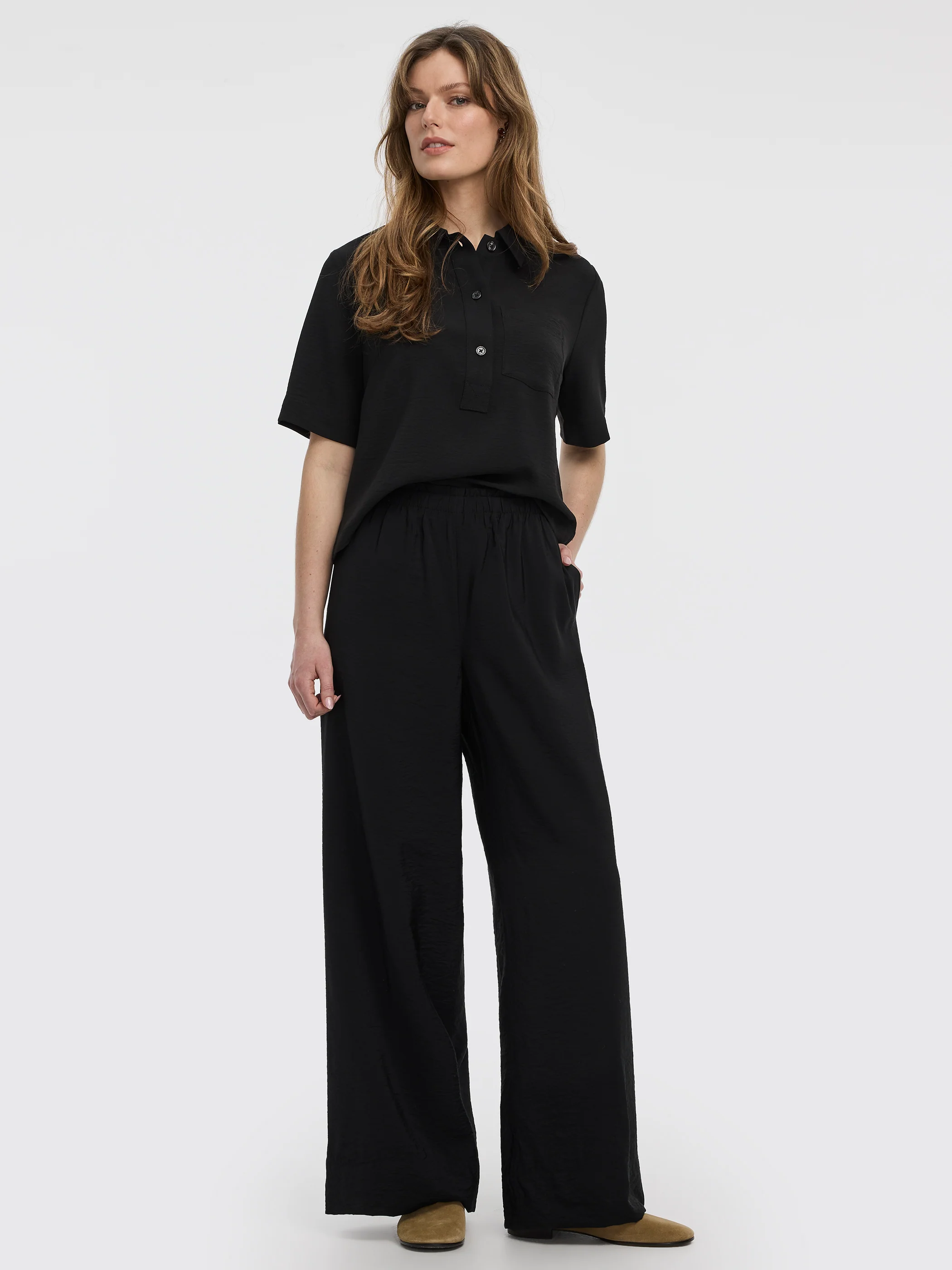 Wide-Leg High-Rise Pull-On Pant - Image 16