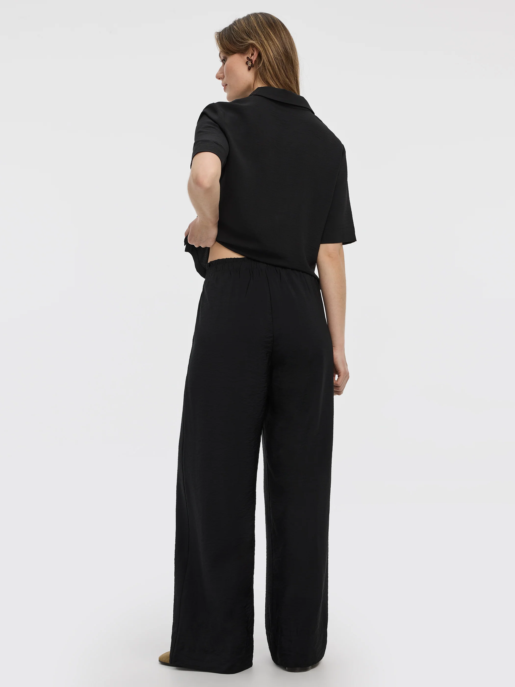 Wide-Leg High-Rise Pull-On Pant - Image 19