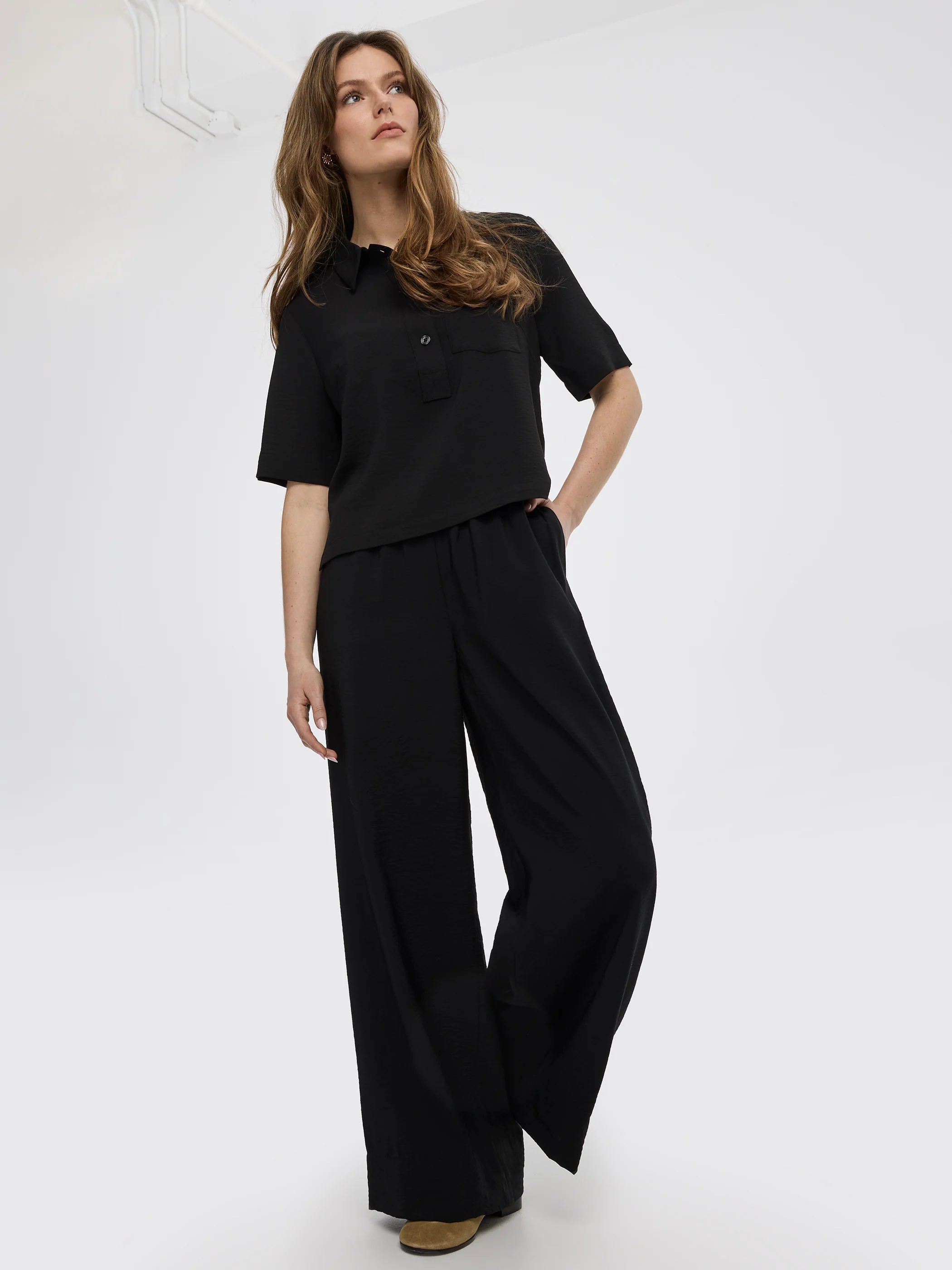 Wide-Leg High-Rise Pull-On Pant - Image 20