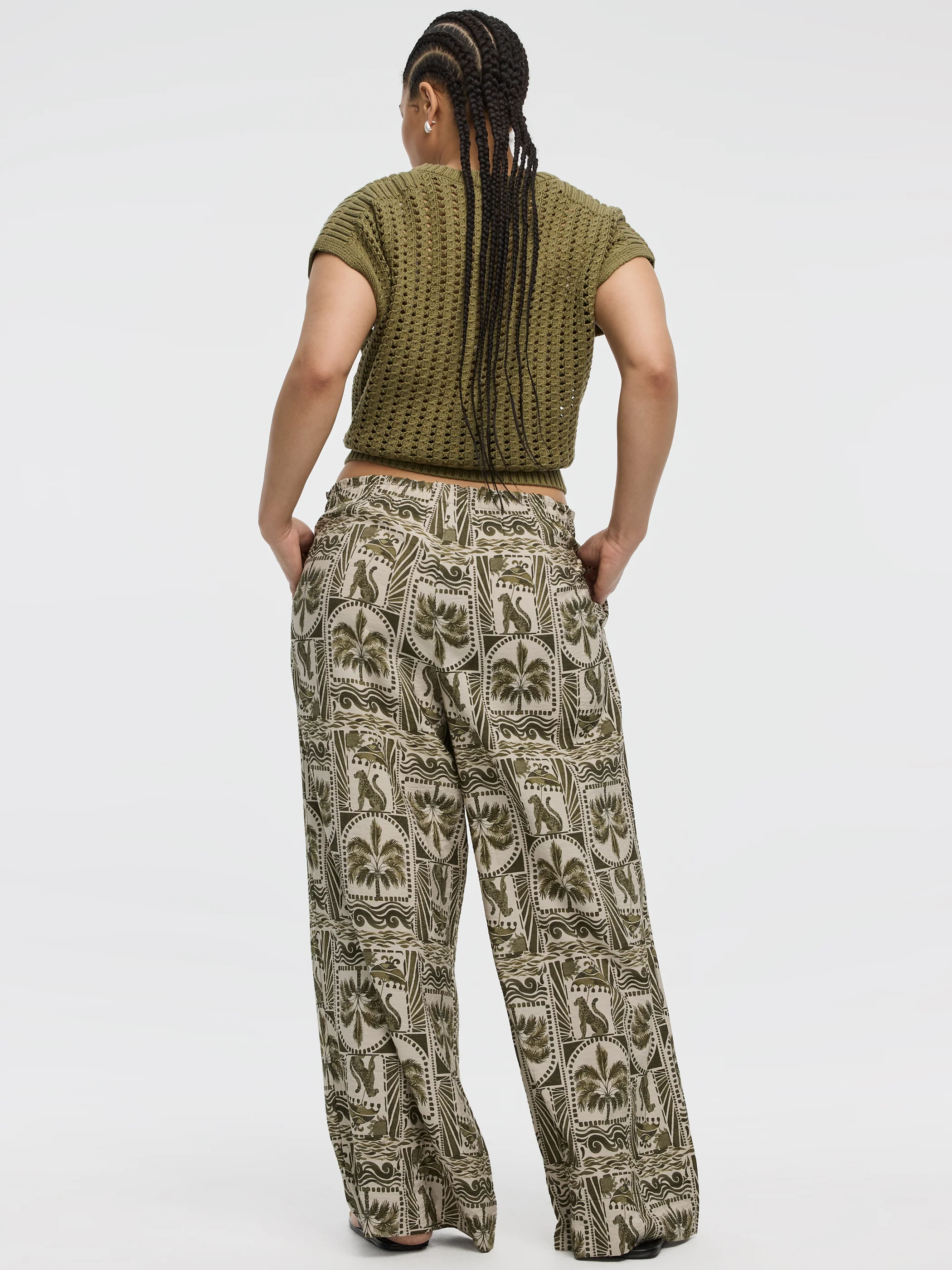 Wide-Leg High-Rise Pull-On Pant - Image 29