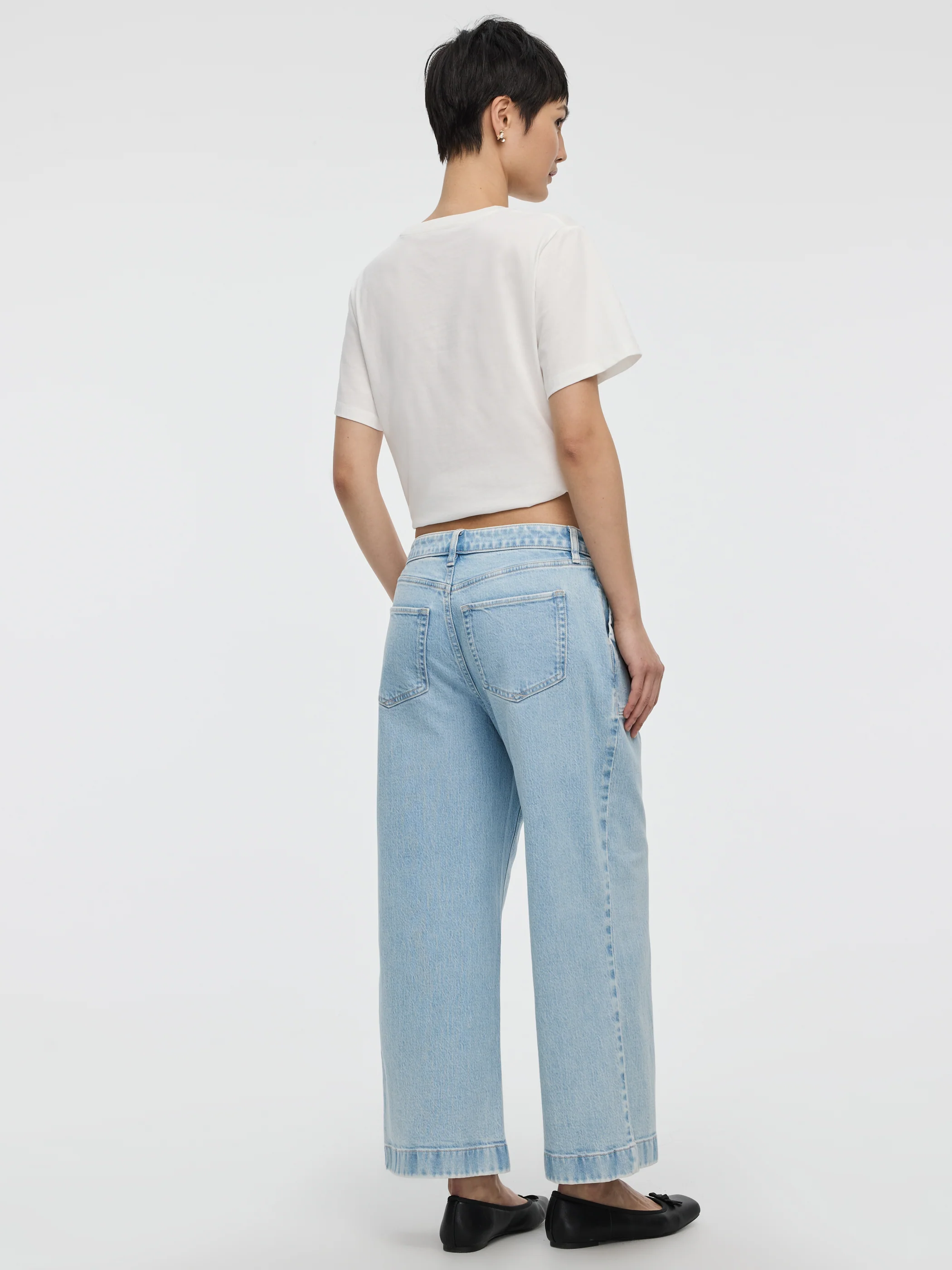 Wide-Leg High-Rise Cropped Jean - Image 5