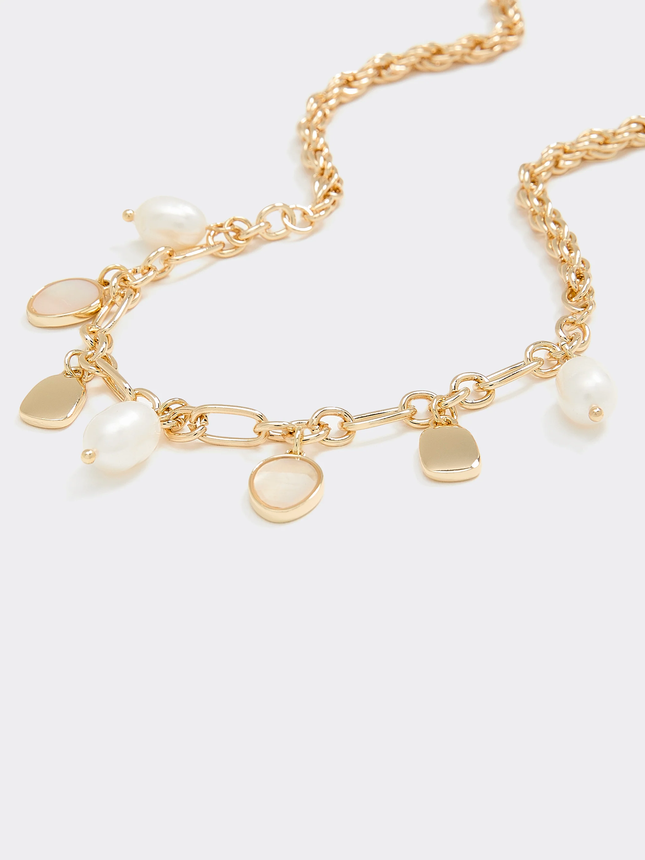 Short Necklace with Charms - Image 2