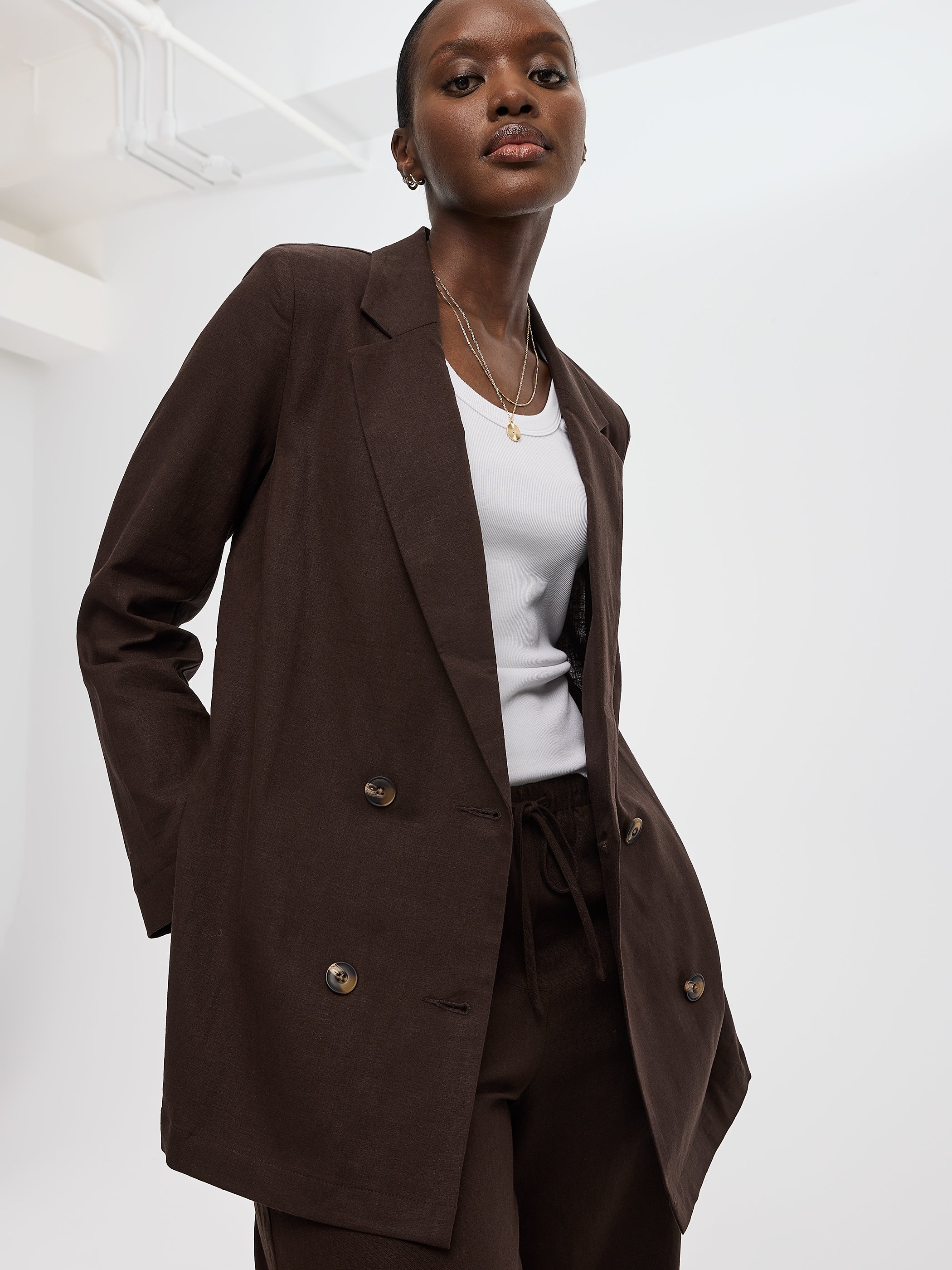 Double-Breasted Blazer - Image 4
