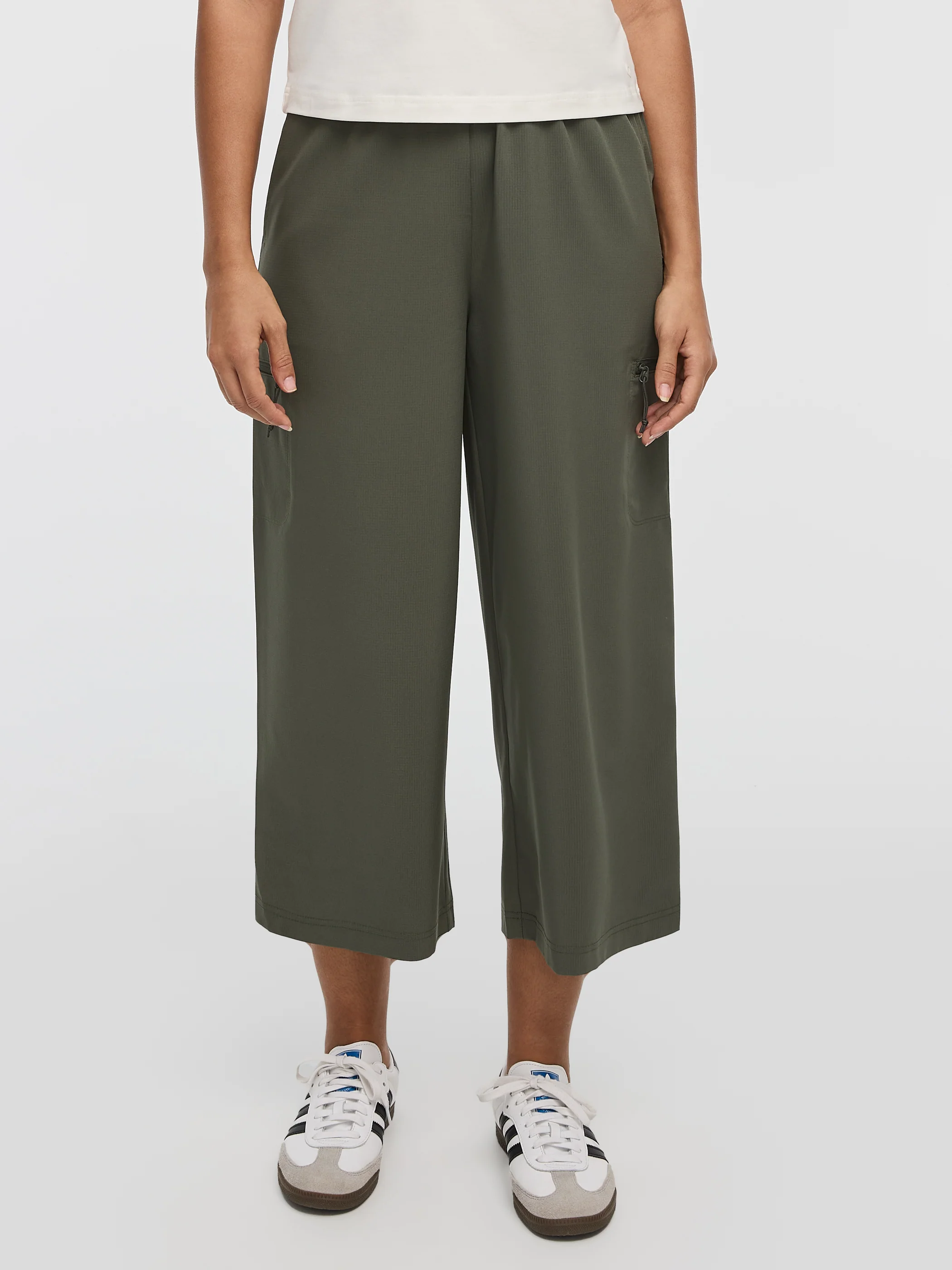 Wide-Leg High-Rise Cropped Pant - Hyba - Image 7